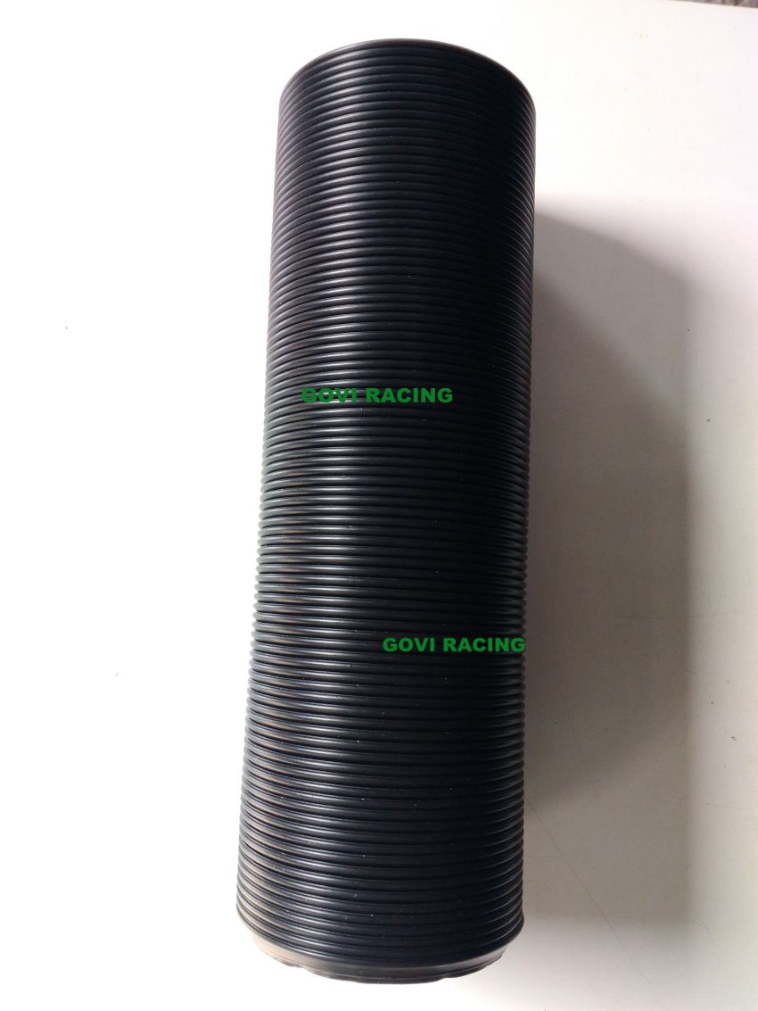 Plastic Flexible Pipe 3′′ ID 90cm Extended Length Black Universal